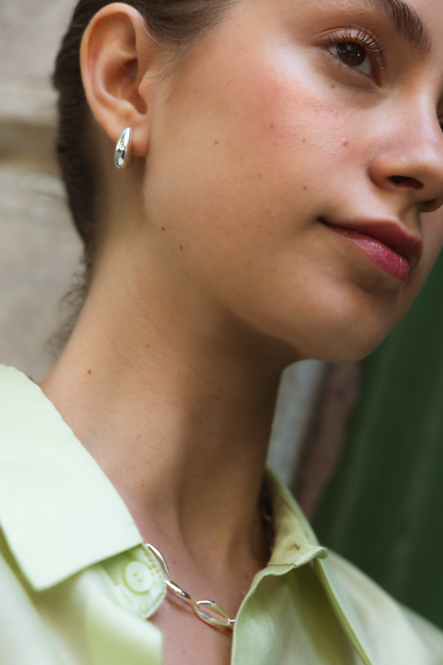 Mitta3 Silver Hoops